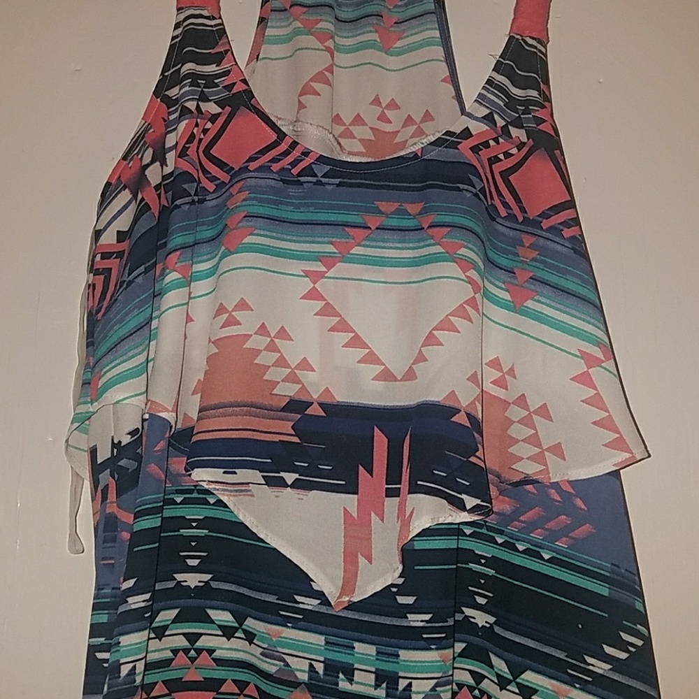 Aztec Print Tank - Picture 2 of 5